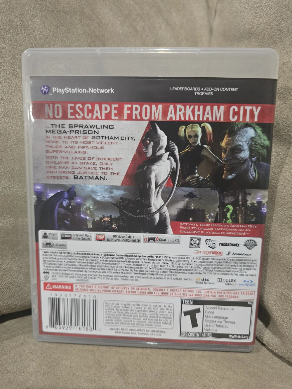 PlayStation 3 Batman: Arkham City PS3 Game